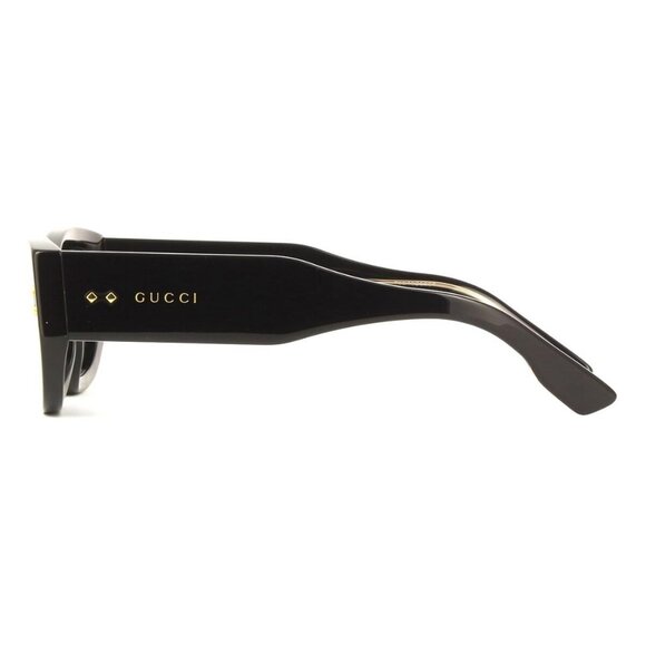 New GUCCI Black Square GG1215S 002 Sunglasses Women - Picture 3 of 3